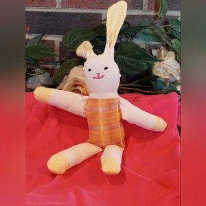 Handcrafted Rabbit From ears to toes 14 inches long and body 2.5 inches